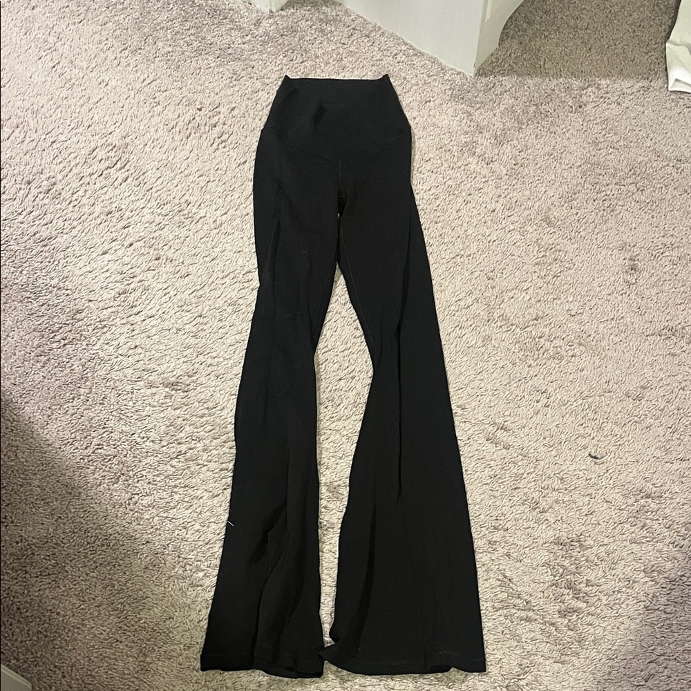 Aerie Black Flared Leggings